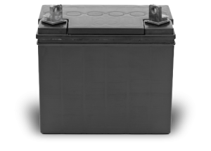 12 Volt battery used in a company vehicle